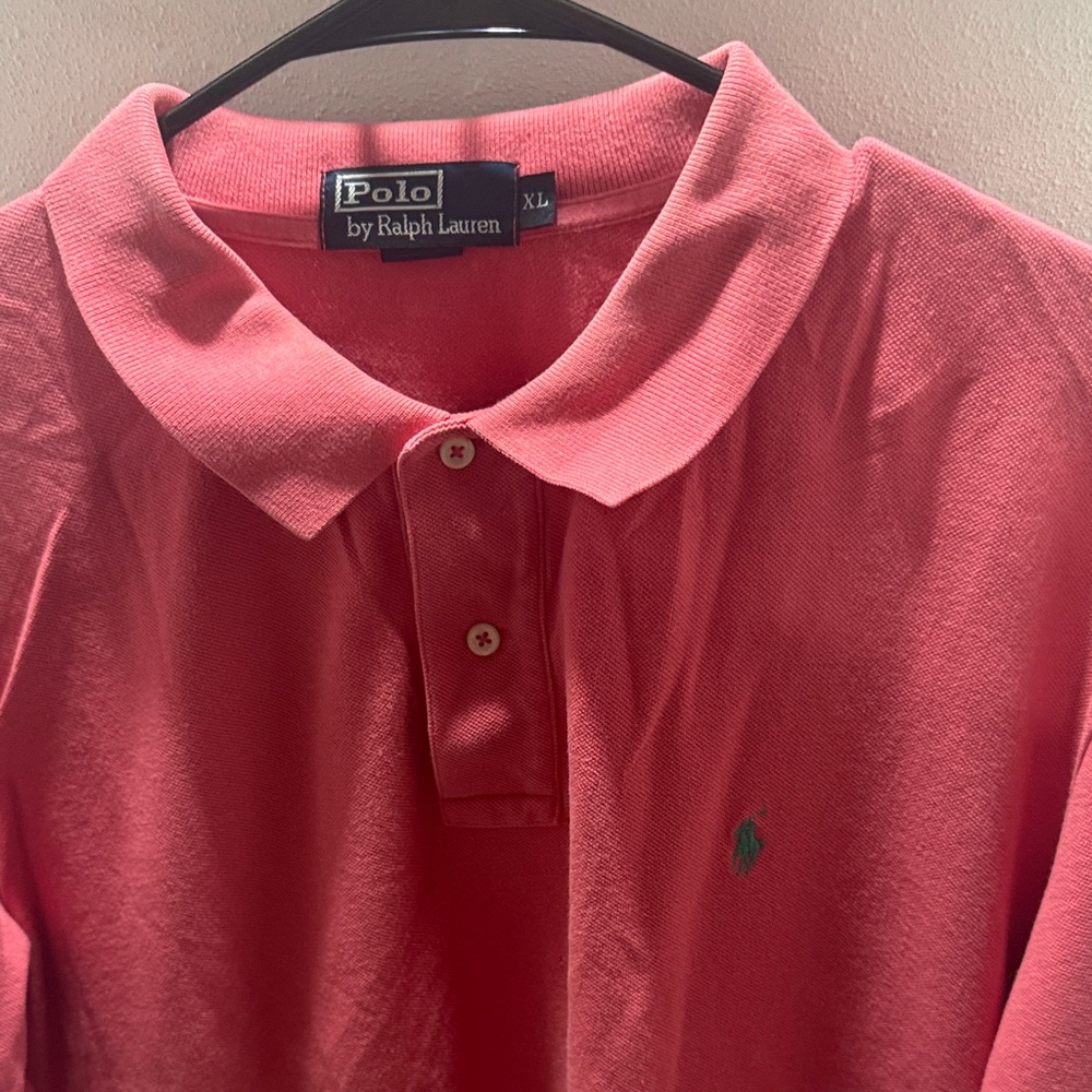 Ralph Lauren Coral Polo Shirt for Men